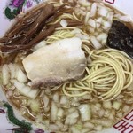 こうじ - ラーメン600円 ネギ多め