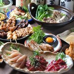 Nouka Sakaba Dohatten - 宴会は飲み放題付きで4000円、5000円、6000円の3コース！飲み放題に大和地酒◎