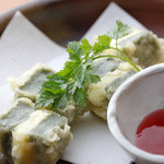 四季遊人  - 生麩のチーズサンド天