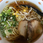 ホワイト餃子 - チャーハンセットの小ラーメン