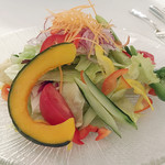 Restaurant Kobushi - 彩り野菜の家庭菜園風バーニャカウダー添え