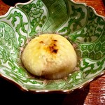 富小路 やま岸 - 小皿：焼き無花果