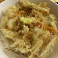 割烹 辻 - 野菜かき揚げ天丼 500円！！！