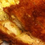 チキンカツ断面