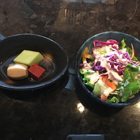 XEX TOKYO / 鉄板焼An - ちょっとしたお通しとランチサラダ