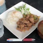 ビガラード - ワンコインランチ（豚のソテー塩だれ）500円