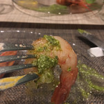 キャトルラパン - エビのマリネ、プリプリでーす