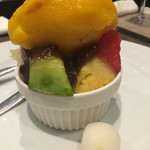 キャトルラパン - フルーツと白玉