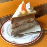 レクラン ド ユミコ - イシチジクのショートケーキ 550円