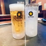 もんじゃ de BAR - お代わりビールとサワー！