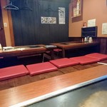 もんじゃ de BAR - 掘りごたつ席がいいですね♪