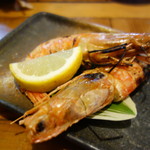 串焼　平さん - 海老塩焼き（\380）
