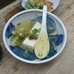 まるしん - 湯豆腐(大将が初訪だと思われたらサービス(^^))