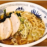 喜多方食堂 - 冷やしラーメン　750円　真っ直ぐに、素直に美味しい冷やしラーメンです♪冷やしラーメンデビューに持ってこいかも！