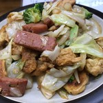 沖縄料理オナガ家 - 麩ちゃんぷる