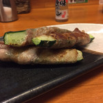 残業や - 胡瓜の豚肉巻き