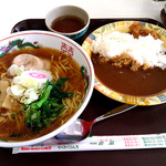 若菜 - ラーメン、カレーセット