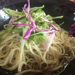 中国四川料理 天府仙臺 - 2017年8月。Bランチの甘酢醤油だれの冷やし麺。