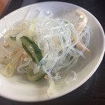 中国四川料理 天府仙臺 - 2017年8月。Bランチの春雨。