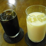 アイスコーヒー、ミックスジュース
