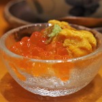 鮨 井上 - イクラとウニ