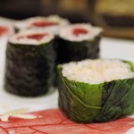 鮨 井上 - 鉄火巻と広島菜巻