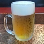 鶴寿司 - 生ビール（アサヒスーパードライ）