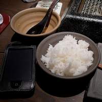 但馬屋イーマ - ランチについてくるご飯。ちいせー