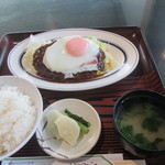 레스토랑 타카야마 - ジャンボハンバーグ＋定食　1000＋300円