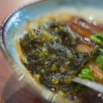 龍昇房 - "霉菜扣肉（からしなぶたばらむし）"、霉乾菜（ほしたからしなのたぐひ）