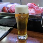 炭火焼 みや澤 - 生ビール