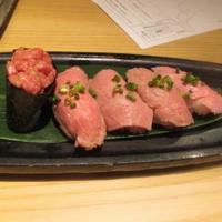 飛騨牛一頭家 馬喰一代 名古屋WEST - 飛騨牛 寿司 五種盛り