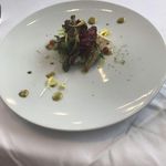 レストラン タテル ヨシノ 銀座 - 前菜：岩手県産荒海ホタテのタルタル仕立て