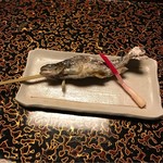 山屋蒼月 - 虹鱒の塩焼き。