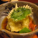 一乗院 - イチジクの天ぷら