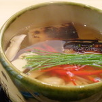 Shirayuki - ◆鱧と松茸の汁物、お素麺入り。