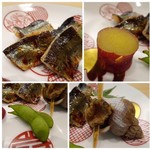 Shirayuki - ＊秋刀魚は脂がのり、肝醤油もいい味わい。 ＊他の品々もお酒が欲しくなりますね。(^^;)