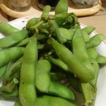 味処 清水 - 瑞々しい枝豆