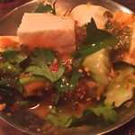 Hansamu Shokudou - タイスキ豆腐。お肉も入ってましたよ