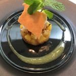 ヴェルフォンセ - デザート パイナップルのタルトタタン☆★★☆ココナッツのジェラート