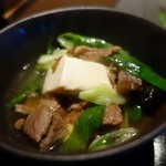 龢 - （2017/7月）「牛すじ塩肉豆腐」