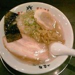 小高屋しじみ王 - 塩ラーメン：６５０円（税込）【２０１７年８月撮影】