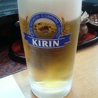 冨すし - ビールは麒麟