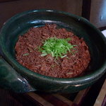 祇園 さゝ木 - とっても大きな土鍋イッパイの湯葉とジャコ