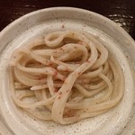 蕎麦酒場 ゑびや - 茗荷と大葉の涼味そば＋梅付き