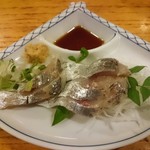 多可能 - 造り　酢あじ