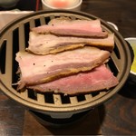 山屋蒼月 - 朝食のベーコン。
      美味し。