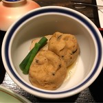 山屋蒼月 - 朝食のがんもどき。
      美味し。