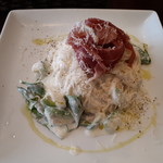 冷製生ハムレモンクリームパスタ