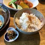 ジャム cafe 可鈴 - 【週替わりランチ(950円)】今日は「ごはん」でいただきました。
